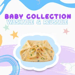 frazix New Born Washable Reusable Hosiery Cotton Diapers 0-6 Month Pack-12 image 3