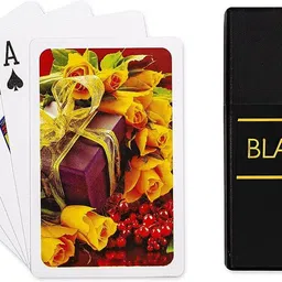motoart Black Box Premium Plastic Playing Cards Pack Of 1-picture-20