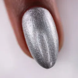 latixmat Smooth & Perfect Finish Nail Polish metallic satin metallic silver image 2