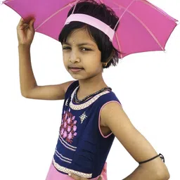 Kids Hat Design Umbrella Lightweight Waterproof Sun Shade Rain Shield Umbrella-image-0