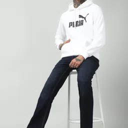 puma Men Full Sleeve Printed Hooded Sweatshirt image 2