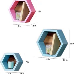 noshy enterprises Engineered Wood Open Book Shelf image 3