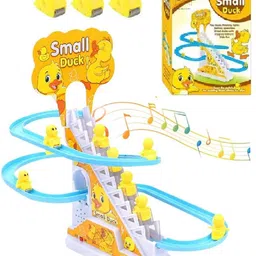 barepepe Happy Duck Track Set Toy For Kids, 3 Small Duck Sliding Toy, Duck Toy For Kids-picture-21