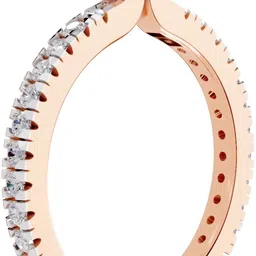 Sparkles Lab Grown Diamond 14kt Rose Gold ring image 2