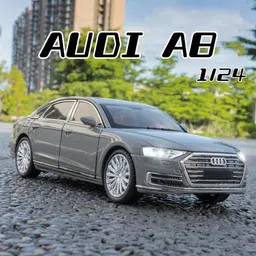 zuuluzrs Metal Die-Cast Alloy 1:24 Audi A8 Car Toy With Sound-Light image 3