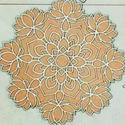 vartanu Lotus mandal rangoli stencil Rangoli Stencil Rangoli Stencil-picture-10