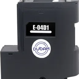 DUBAM T04D1 Maintenance Box For Epson L6160, M2140, M3140, M3170 Printers Black + Tri Color Combo Pack Ink Cartridge-picture-15