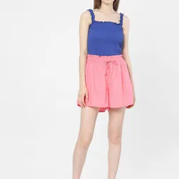 vero moda Printed Women Pink Regular Shorts image 4