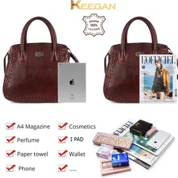 keegan Women Brown Hand-held Bag image 5