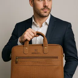 rinezza Men & Women Tan Messenger Bag image 4