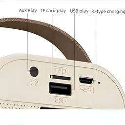 Vibzon Premium Microphone Wireless Portable Mini Mic Bluetooth 10 W Bluetooth Party Speaker image 2