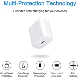 SimpleElectronics Quick Charge 4 A Wall Charger for Mobile with Detachable Cable image 3