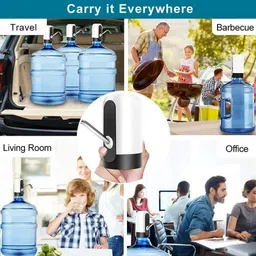 bazaarnest Automatic Wireless Portable Mini Rechargeable Water Bottle Can Dispenser Pump Bottled Water Dispenser image 5