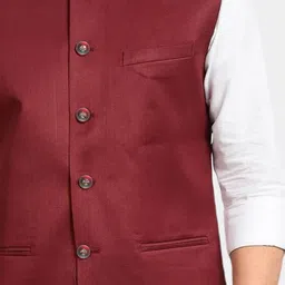 rocksy Solid Men Waistcoat image 5