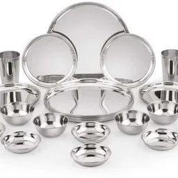 neelam Pack of 30 Stainless Steel Premium Dinner Set 24 Gauge Dinner Set-picture-17