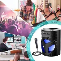 4uonly WS-03 Bluetooth Wireless Speaker with Microphone ZX8 5 W Bluetooth Home Audio Speaker image 2