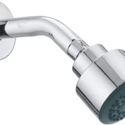 cossimo 3"Inch Black Marine Nozzle ABS Shower with 7"inch SS Round Shower Arm (Set of 1) Fixed Mount image 1