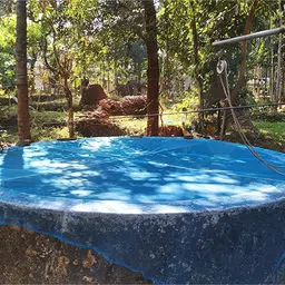 ljl traders Open Well Covering Net,Mesh, Kinar Vala, Pool Covering Net, Fish Pond Net - 3x3m Insect Net image 2