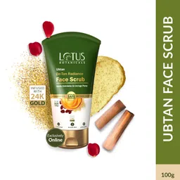 lotus botanicals Ubtan De-Tan Radiance Face Scrub-picture-14