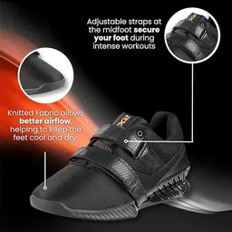 rxn Weightlifting Shoesand, Non-Slip Olympic Lifting Training & Gym Shoes For Men image 2