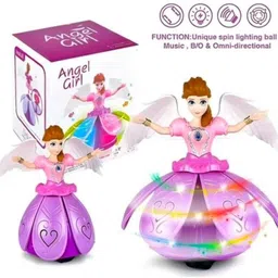 galactic Princess Doll Toy Dancing Girl Robot with 3D LED Lights and Music image 2