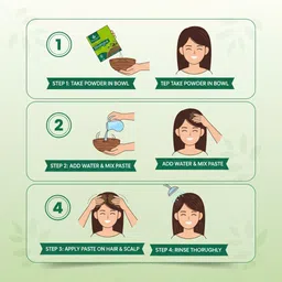 yesaara naturals Ayurvedic Bhringraj Hair Powder 100gm for Natural Growth image 5