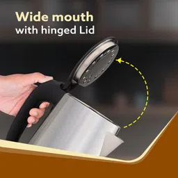 agaro Sonnet Electric Kettle, 1.5L, 1500W, Stainless Steel Body Electric Kettle image 5