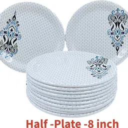 perfectdine NEW2025_Melamine Half plate for Snacks Serving Half Plate-picture-14