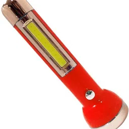 gallaxy NEW LED Rechargeable Torch Light and 1 COB Side Flashlight with Charger 2 hrs Torch Emergency Light image 2