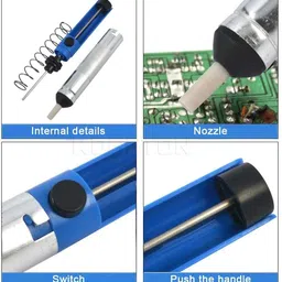 anonbasics Desoldering/Vaccum Pump Solder Sucker Iron Remover For Electronic Work 0 W Simple image 3