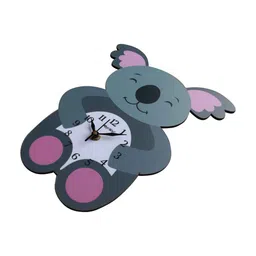 olive tree Multicolour Engineered Wood Battery Operated Wall Clock image 5