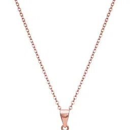 giva 925 Silver Rose Gold Music Pendant |Lifetime Plating|6 Month Warranty Rhodium Cubic Zirconia Sterling Silver Pendant image 3