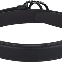 provogue Women Formal Black Artificial Leather Belt image 4