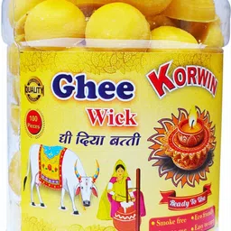 korwin Ghee Diya Batti Pujan Ghee Cotton Wick Pooja material Puja Item Cotton Wick-picture-15