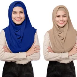 habibisfashion Solid Chiffon Women Multicolor Faux Turtleneck Neck Cover, Scarf, Bluetooth Scarf, Fancy Scarf, Stole-picture-18