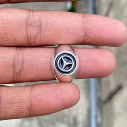 yunay Piyush Enterprises Stylish Gold, Silver&Titanium Plated Rings Alloy Sterling Silver Plated Ring-picture-15