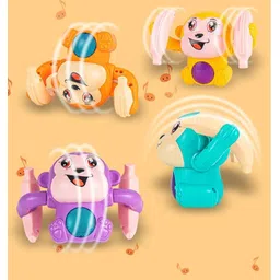 kobbet Dancing Monkey Musical Toys for Tumble Toy with Voice Control Light & Sound Toys image 2