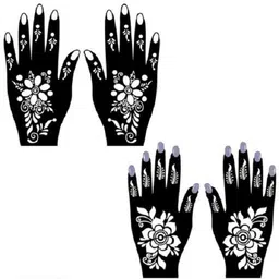 bittu creation MENDI_B020 MENDI_B020 Henna Tattoo Stencil-picture-15