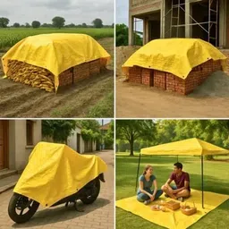 tenthouse WATERPROOF COVER Tent - For PROTECT FROM UV RESISTANT,RAIN, 9 FEET X 12 FEET image 3