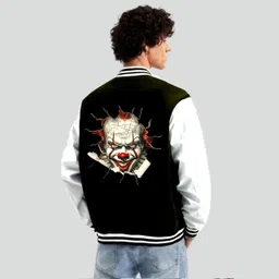 jitisha Men Graphic Print Varsity Jacket-picture-28