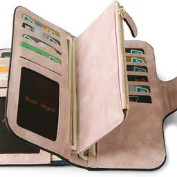 elios Women Black Artificial Leather RFID Card Holder - Mini image 3