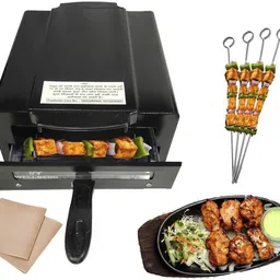 wellberg 14-Inch Large Pizza Oven for Grilling, Baking, Tandoori, and Oil-Free Cooking Electric Tandoor-picture-38