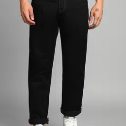 killer Men Slim Mid Rise Black Jeans-picture-17