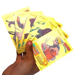 woyr 110 PC Golden Pokemon and Naruto Itachi Sasuke Playing Card Game|Pokemon Cards image 3