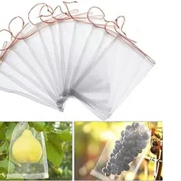 zimble Eco-Friendly Small Vegetable Net Bag for Fresh Produce multicolour (pack of 30) Nylon Fruit & Vegetable Basket image 2