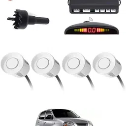 zplus 4White Parking Sensor With LED Display Increased Safety For Car-316 Safety of Passengers/Car One Alarm Kit-1623 Parking Sensor-picture-10