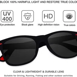 shade house Polarized Wayfarer Sunglasses (52) image 3