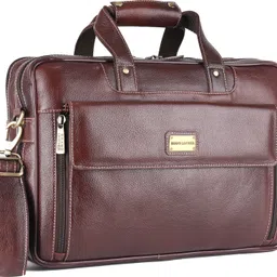 brand leather Men Brown Messenger Bag - Extra Spacious-picture-18