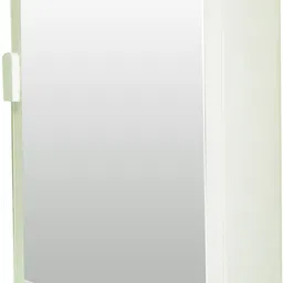 New Payal-1 Off White Bathroom Mirror Cabinet Acrylic Wall Shelf-image-14