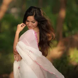 fashdeal Printed Bollywood Linen Saree image 3